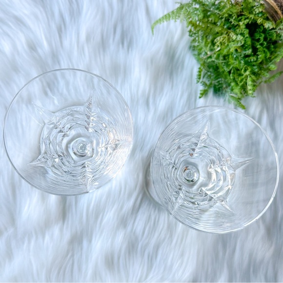 Vintage Cristal d'Arques Durand Chateaudun Fine French Wine Crystal Cut Glass - Picture 4 of 6